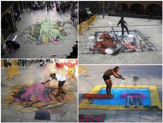Servicios varios - DIBUJO EN TRES DIMENSIONES - DIBUJO GIGANTE EN 3D